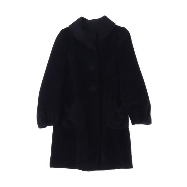 라인 (M)블랙 포켓 코트