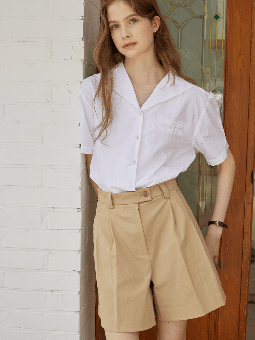 Two-Tuck A-line Shorts 2 Color