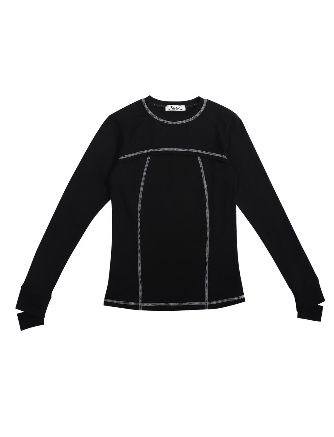 Handwraps stitches long sleeve - Black