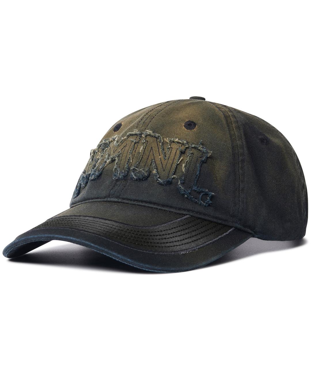 NMNL PATCHED BALL CAP - WASHED BLACK