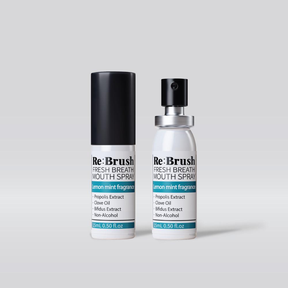[신제품] 1+1 리브러쉬 프레쉬브레스 무알콜 구강 스프레이 스페셜 세트 15ml+15ml