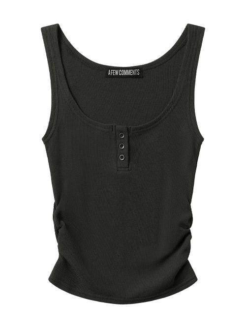 와플 셔링  탱크탑 CHARCOAL