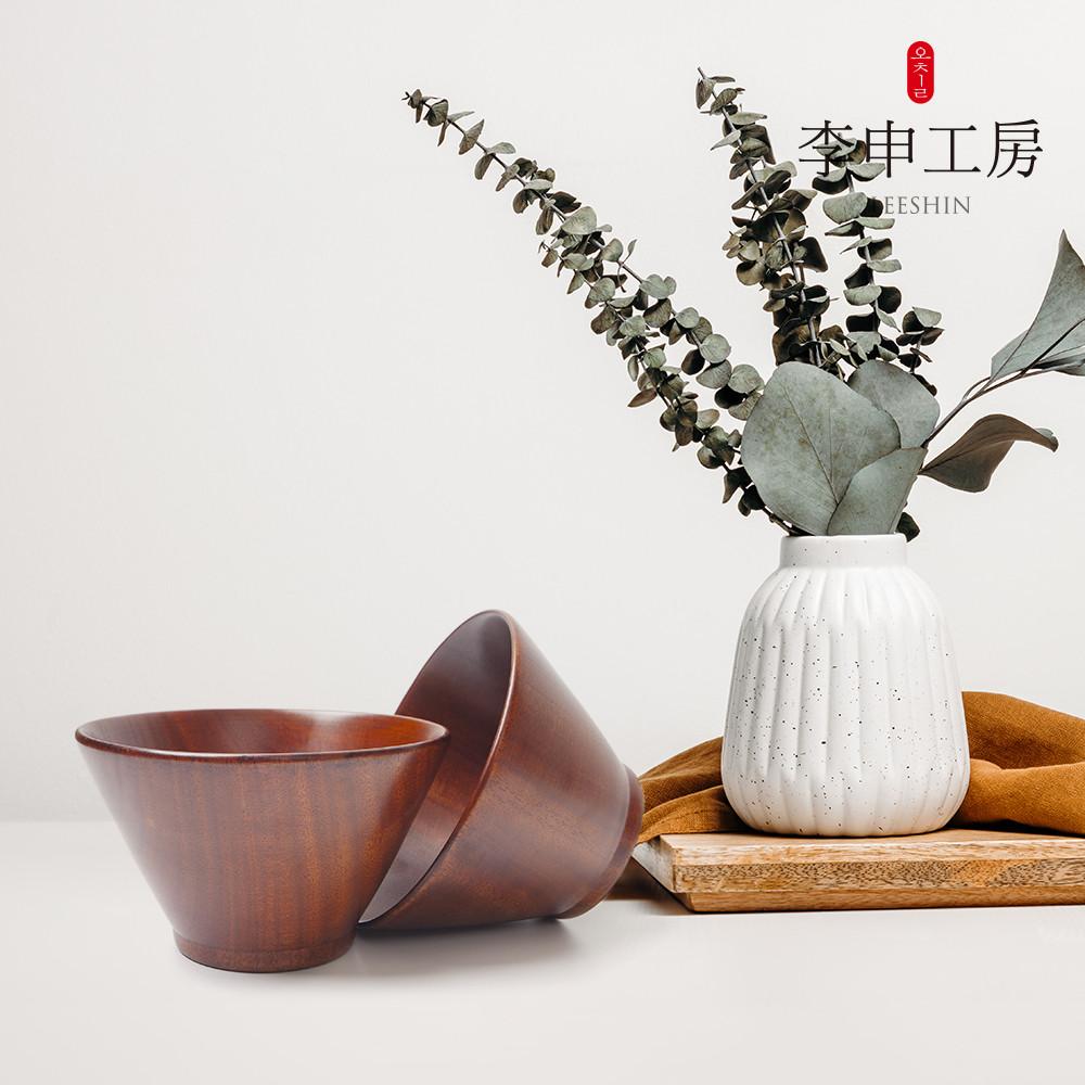 [이신공방] 국산 옻칠 나무 면기 대접 그릇 샐러드볼 시리얼볼