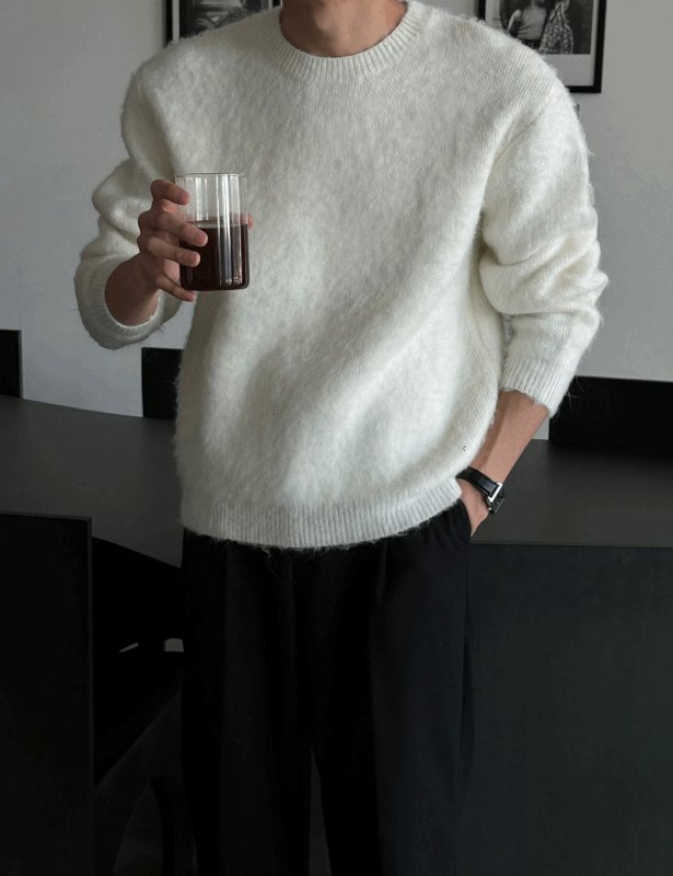 [당일발송] 헤비 그라운드 모헤어니트*