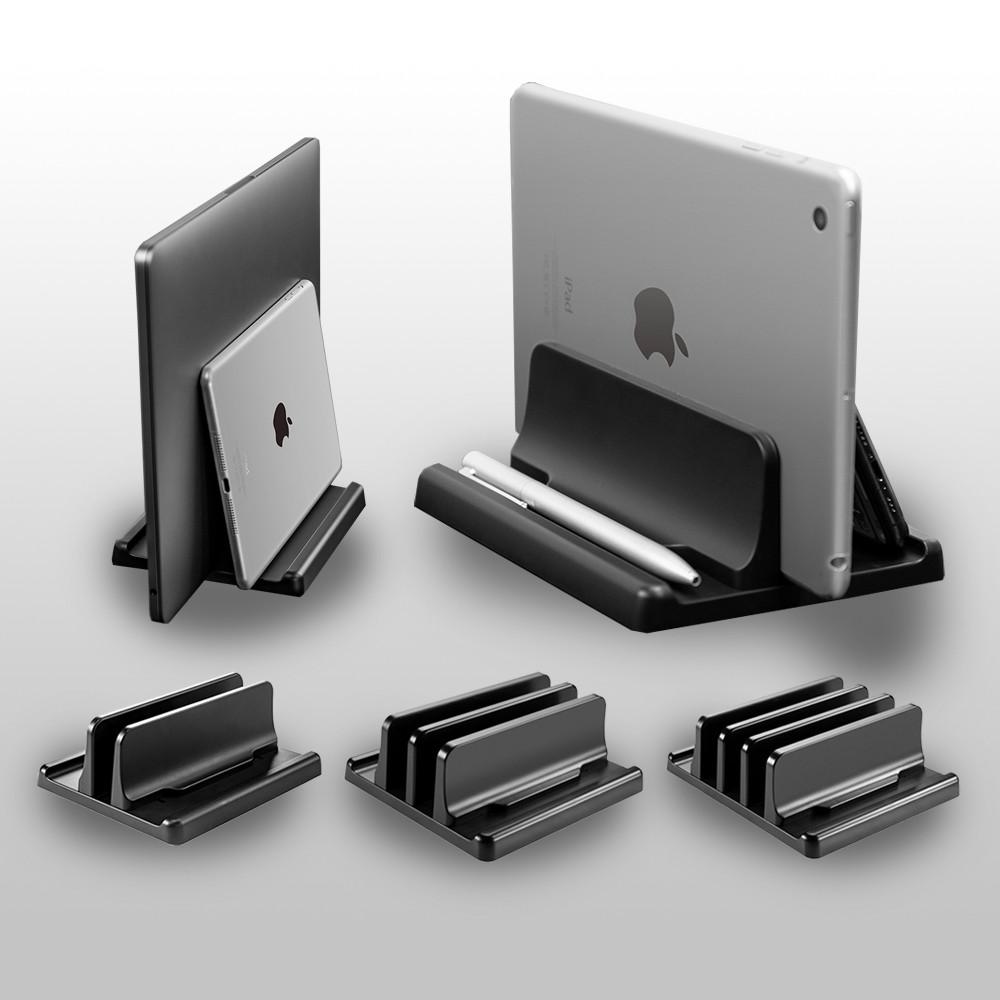 맥북 클램쉘 거치대 맥미니 거치꽂이 태블릿 수직 스탠드 자유조절 세로 노트북거치대