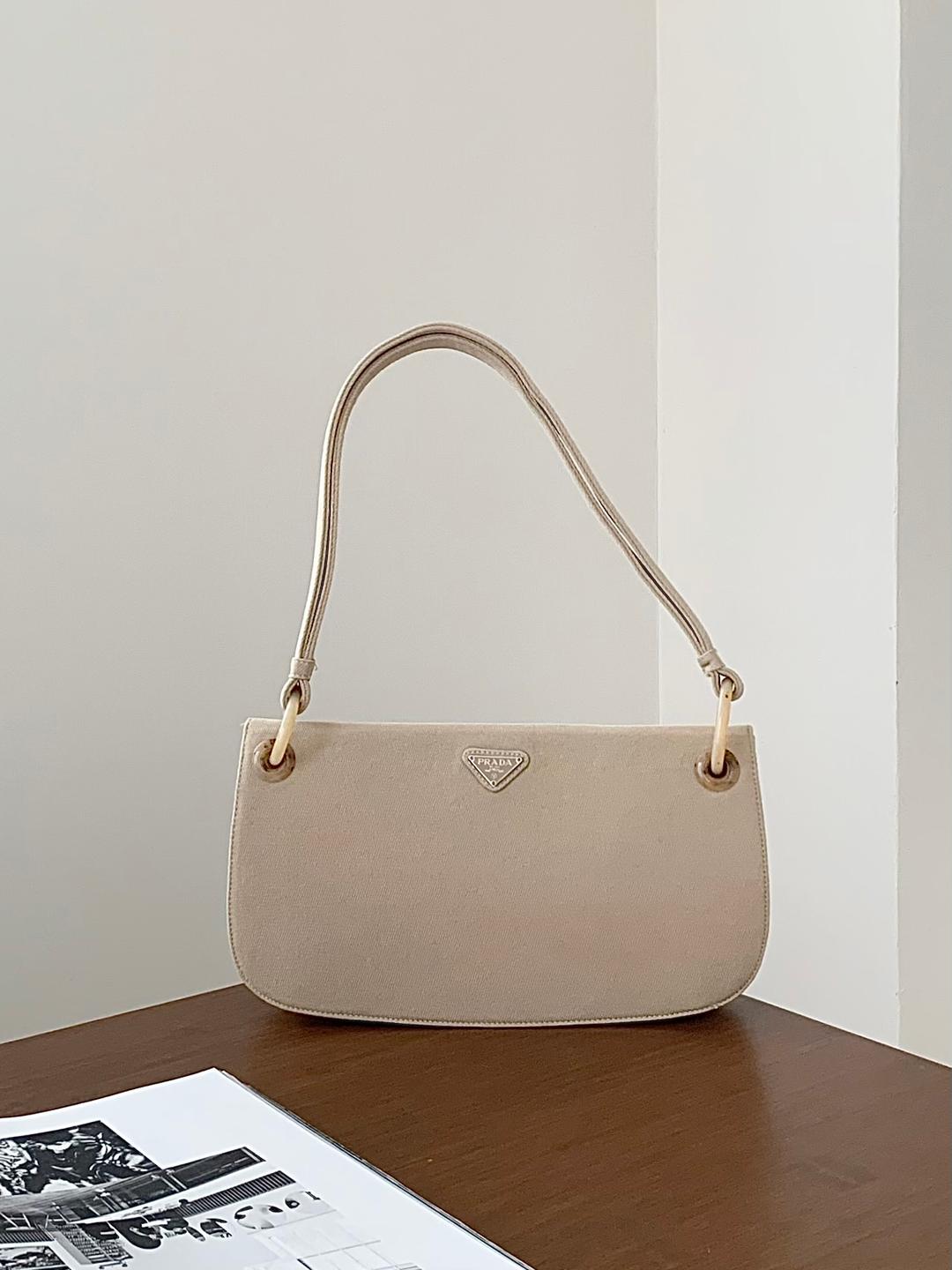 Prada fabric shoulder bag