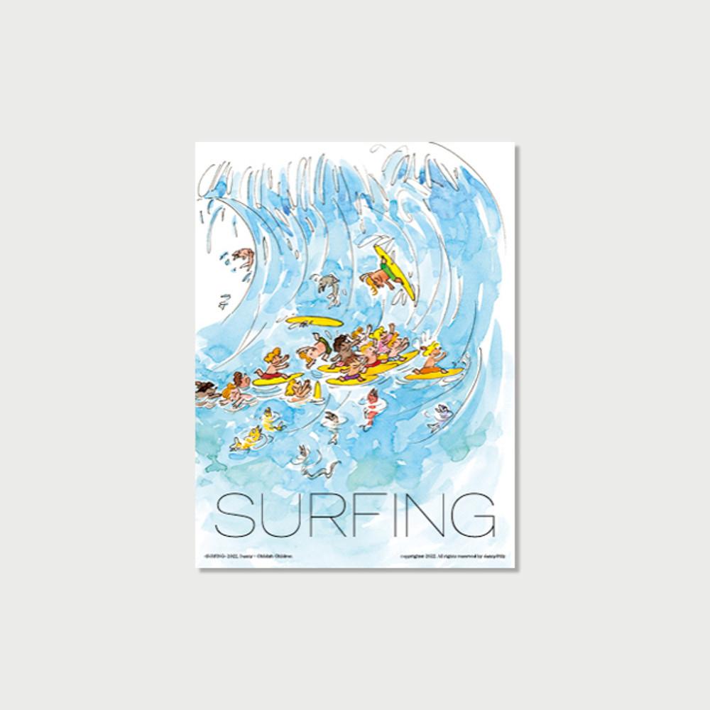 (퀸's Made)서핑 엽서(Surfing Postcard)