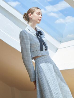 Niki Tweed Midi Jacket_3colors