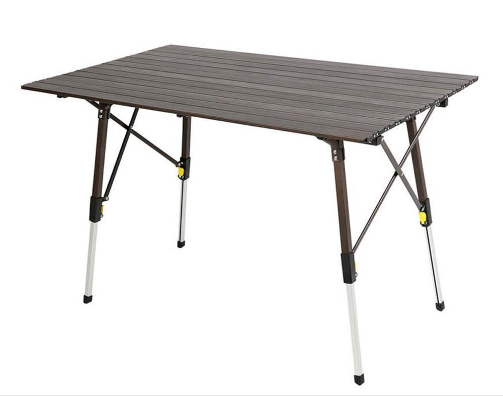 코스트코 롤테이블 TA-582 팀버리지 브라운 롤링 캠핌용 접이식