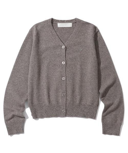 W. 골지 브이넥 3-WAY 버튼 가디건 [METAUPE]_SWCD001METAUPE