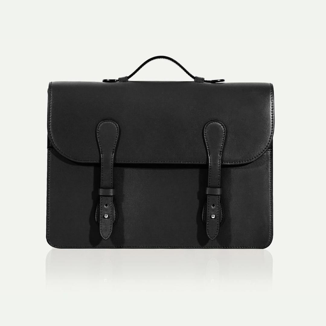 <헤리티지 사첼> 브리프케이스 BLACK