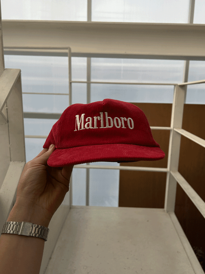 [BEST/당일발송] Marlboro corduroy cap