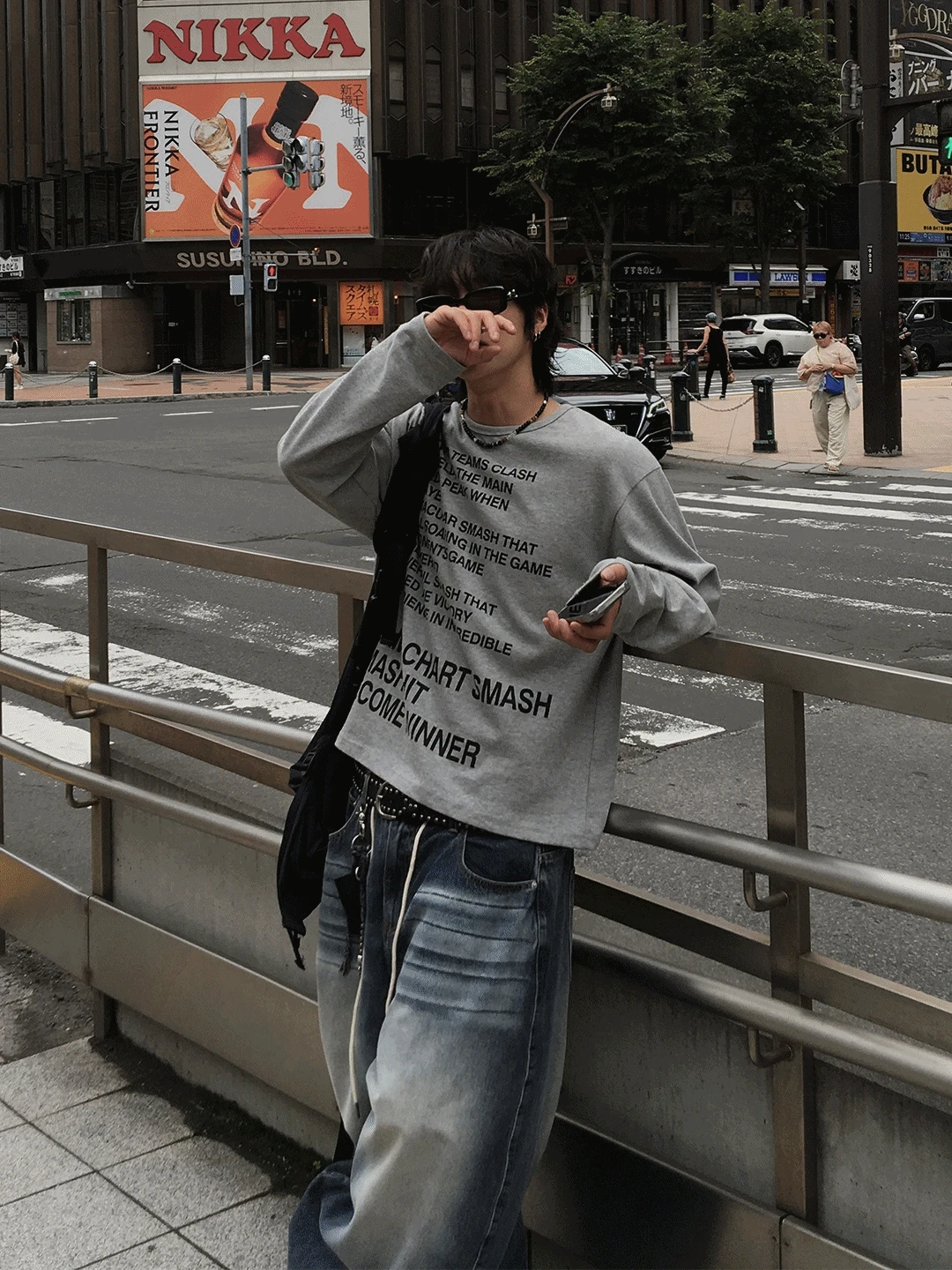 SG 팀스 크롭 롱슬리브