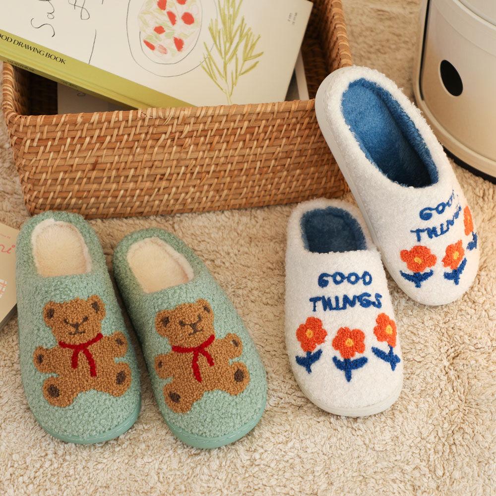 데일리 뽀글이 실내화 01-02