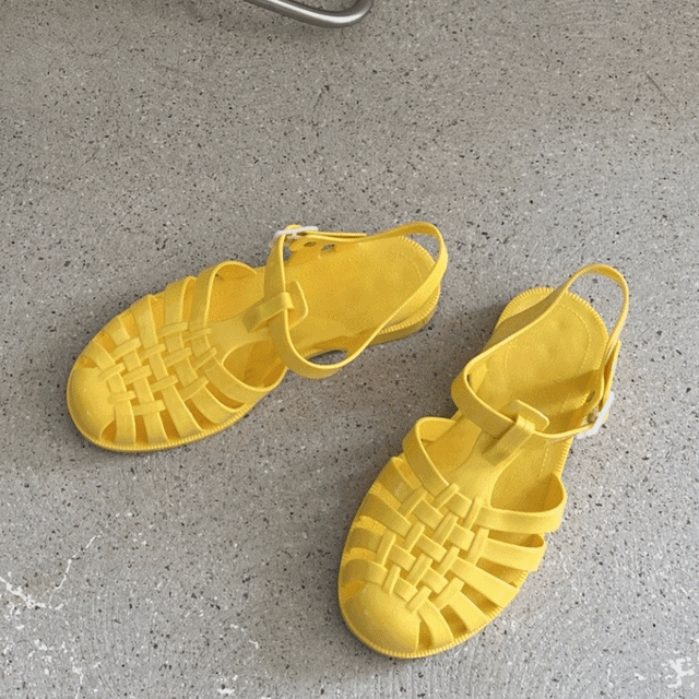 컬러풀 썸머 비치 젤리 샌들 슈즈[8color]