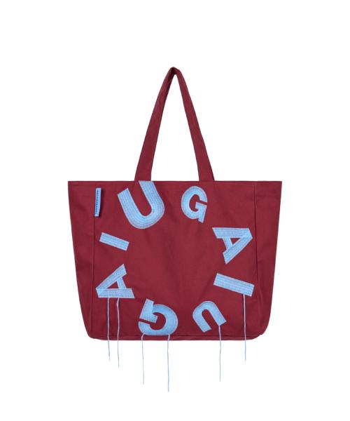 IUGA Big Shopper Bag (Burgundy)