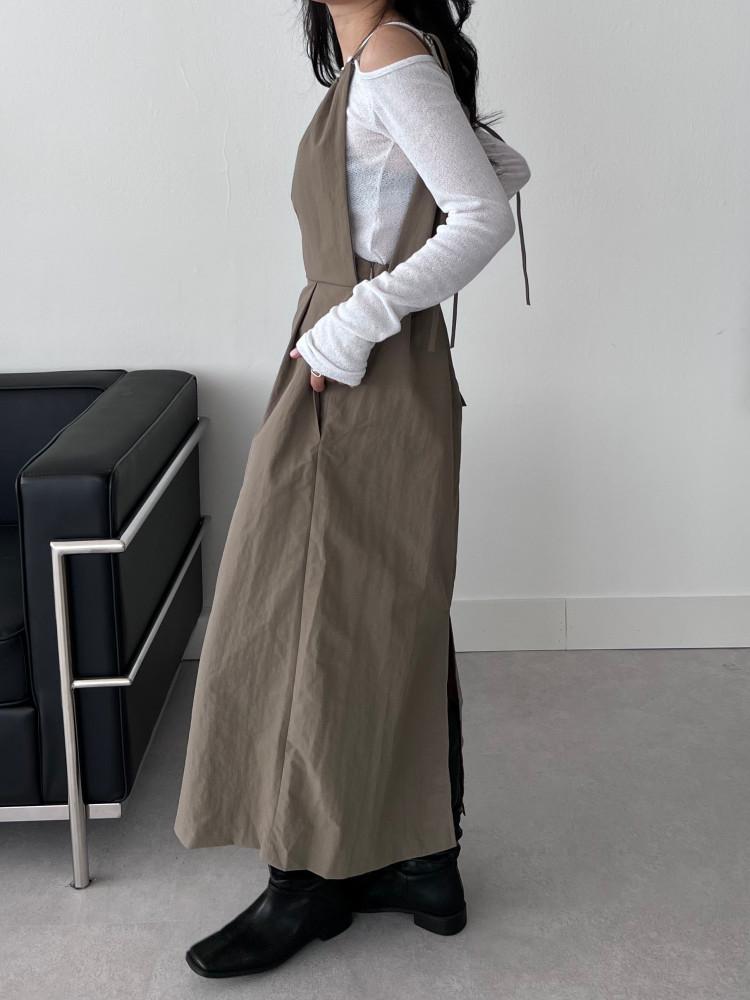 엘린 스트링 쓰리웨이 스커트 원피스(3color)