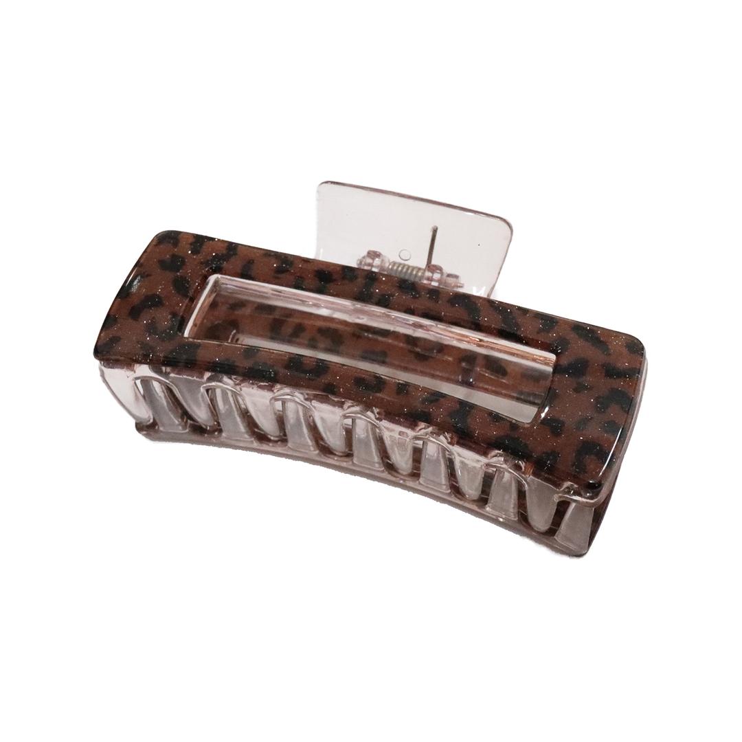 Leopard hairclip