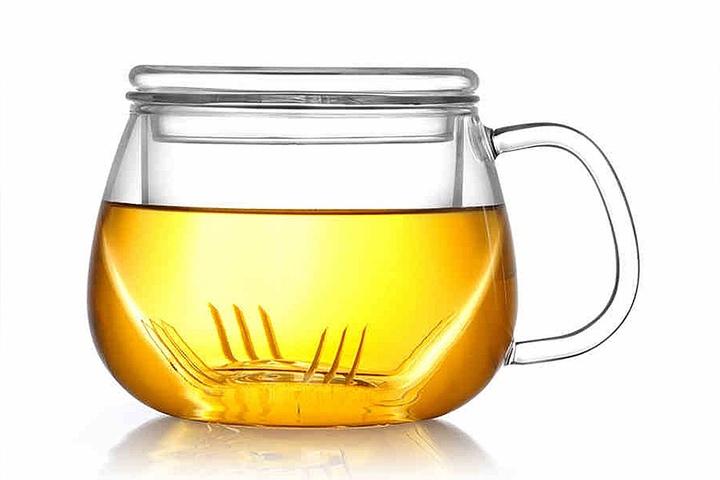 라벤더 내열유리 티머그(300ml)/ 유리찻잔