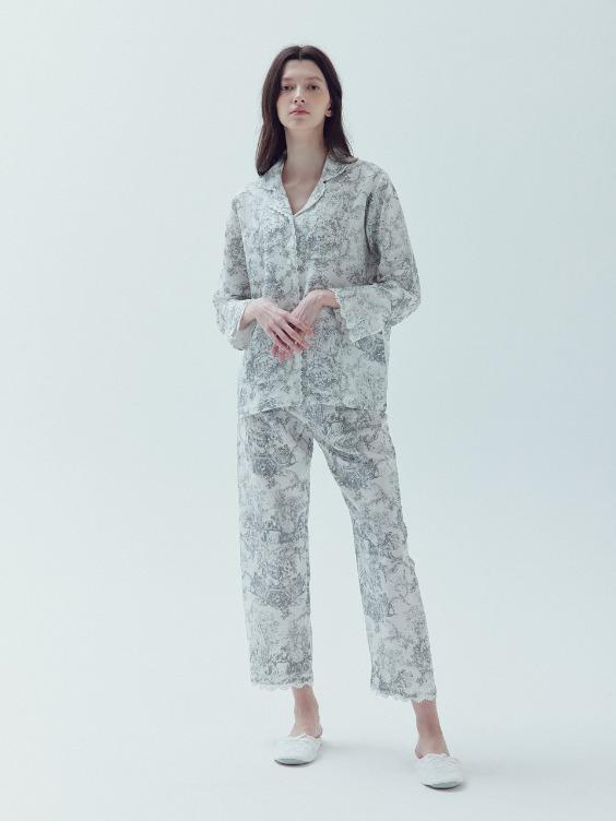 3812 BBSHP 트왈드주이 파자마 Gray