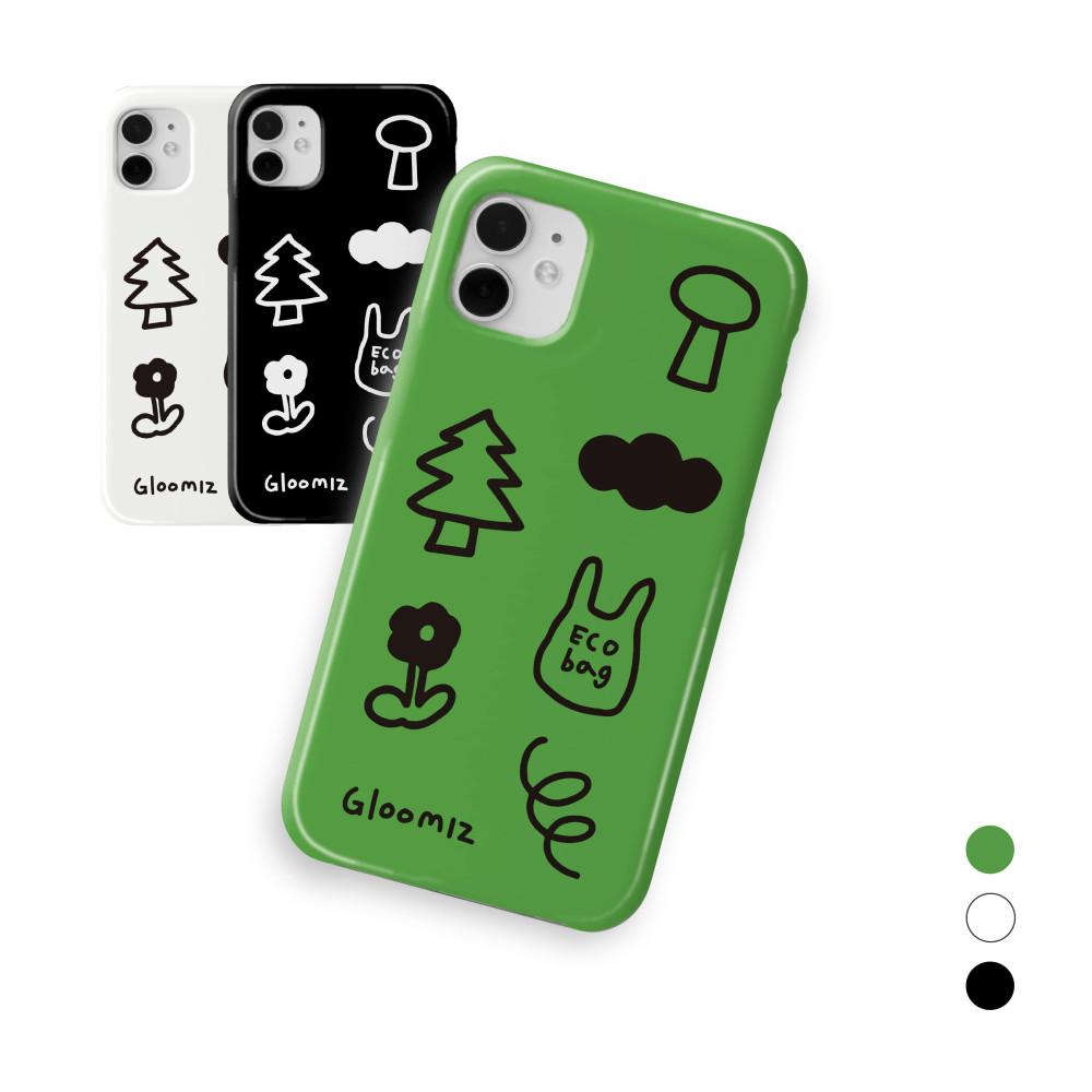 아이폰12/PRO호환 유광 하드 케이스 [주문제작] 글루미즈 유기견 후원 에코 하드케이스