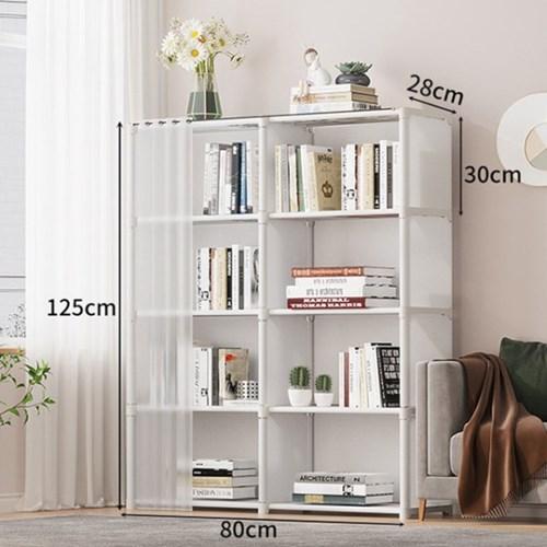 다용도 커튼 수납장 2열 5단