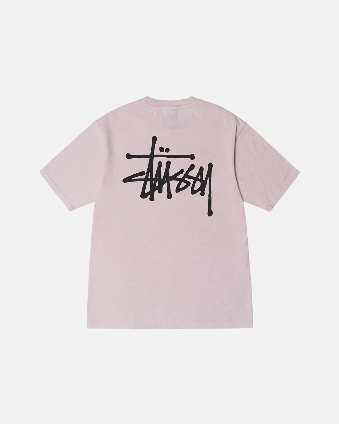 BASIC STÜSSY PIGMENT DYED TEE - Blush / M