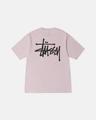 BASIC STÜSSY PIGMENT DYED TEE - Blush / M