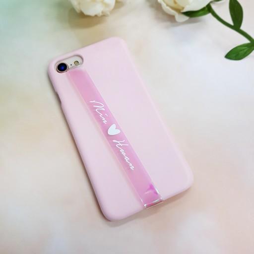 와우박스 주문제작 이니셜 텍스트 핑거스트랩