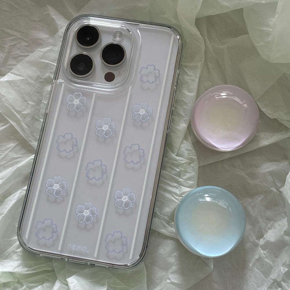 nemophila case | 네모필라 젤리투명하드 케이스