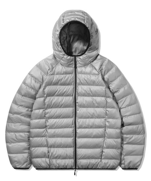 라이트 후디 패딩 자켓_그레이