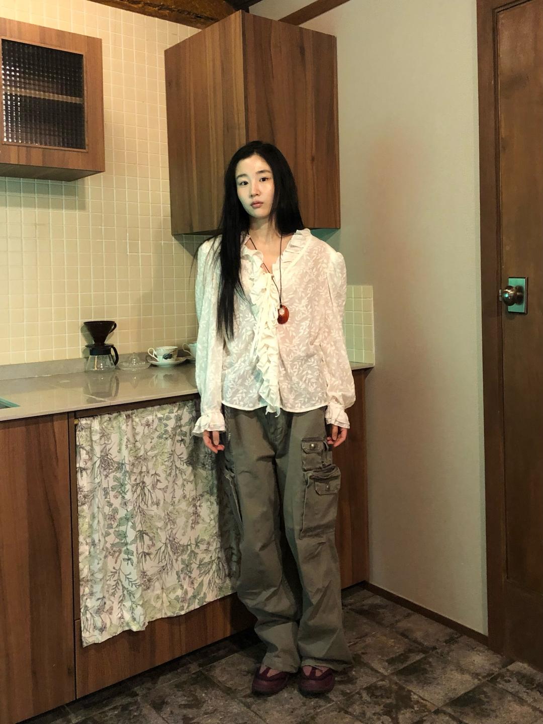 오네 머드 버튼 카고 팬츠