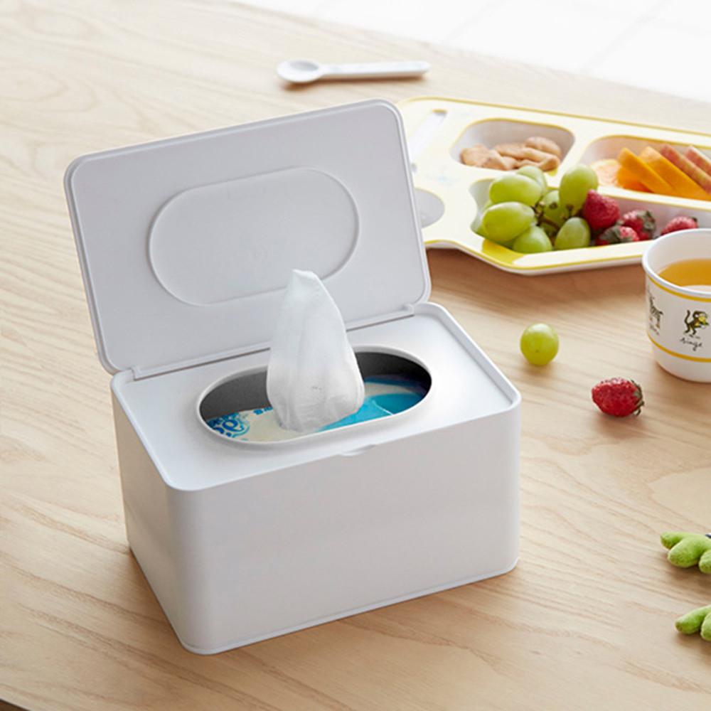 야마자키 타워 대용량 물티슈 마스크 보관함 디스펜서 케이스