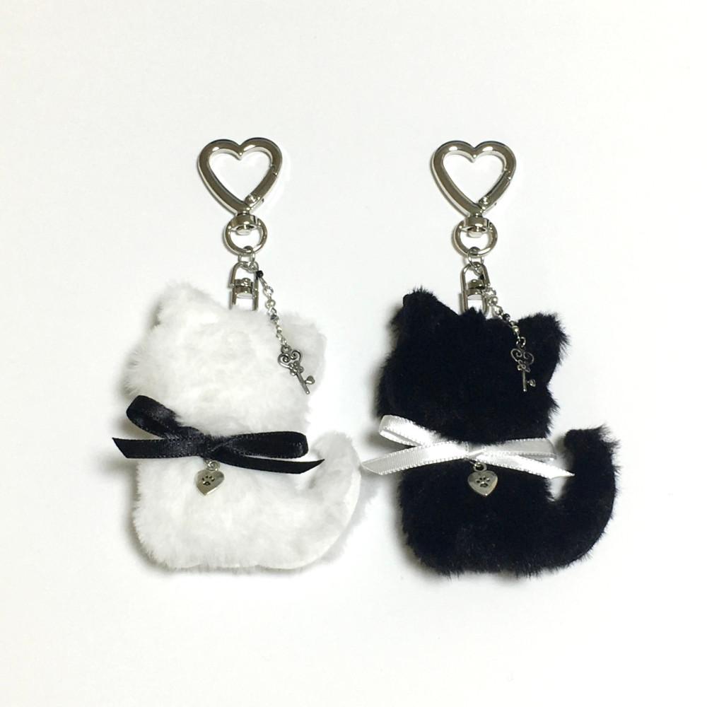 fluffy cat keyring ᓚᘏᗢ (플러피캣키링)