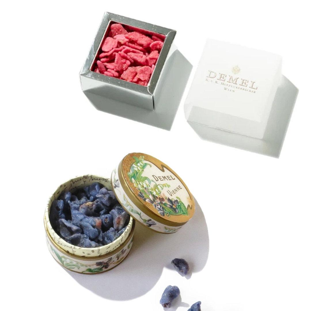 DEMEL 데멜 제비꽃 캔디 장미꽃 캔디