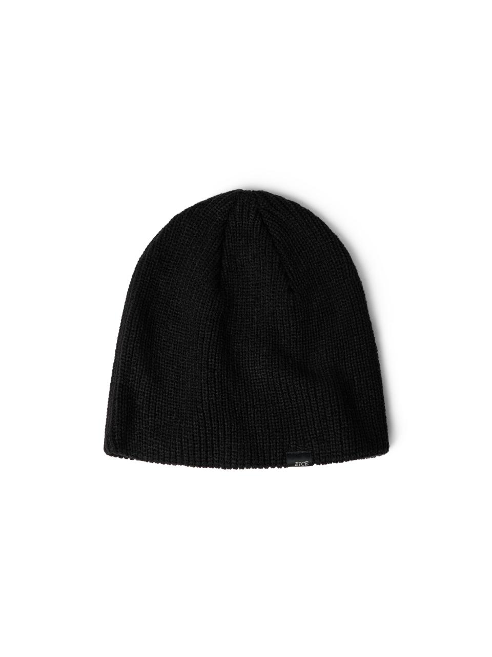 LABEL BEANIE (BLACK)