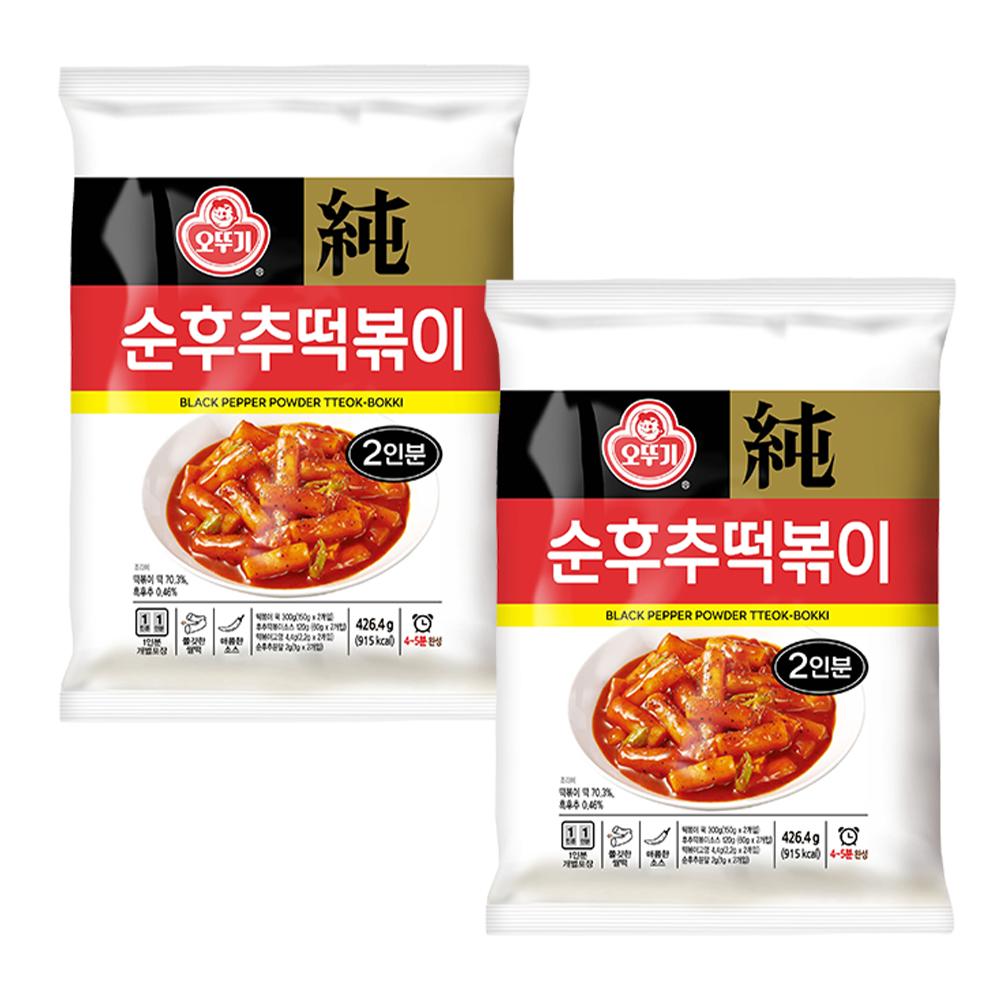 오뚜기 간편 국물 순후추떡볶이 2개(4인분) 밀키트