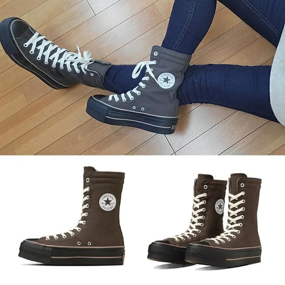 컨버스 올스타 리프트 KNEE 키높이 하이 부츠 브라운 | 상품 상세 | 크로켓