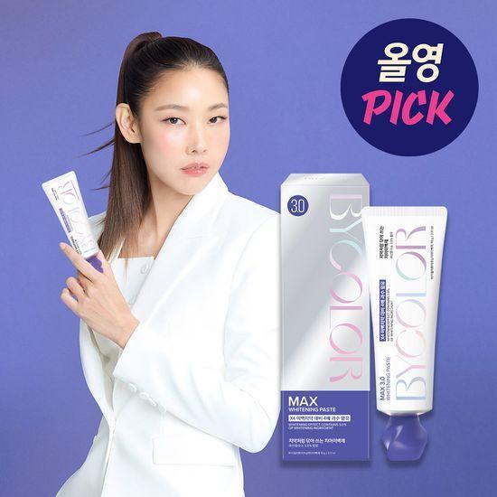 [11월 올영픽][한혜진PICK] 바이컬러 화이트닝 30 치아미백제 90g