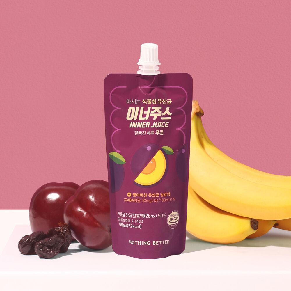 [ 이너주스] 마시는 '식물성 유산균'푸룬 이너주스 1박스 (120ml X 10개)