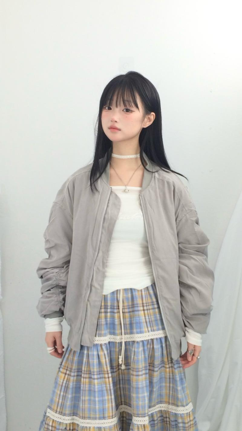 (2 C ᵒ l o🅡) 텍스처 셔링 점퍼