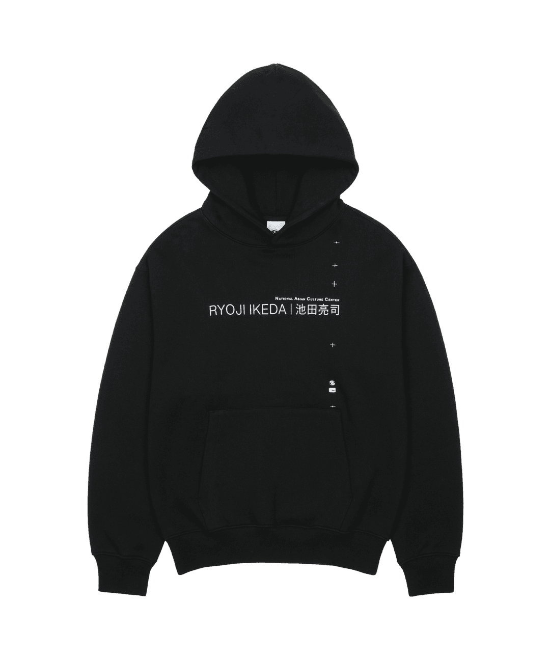 SAN SAN GEAR X RYOJI IKEDA HOODIE [BLACK]