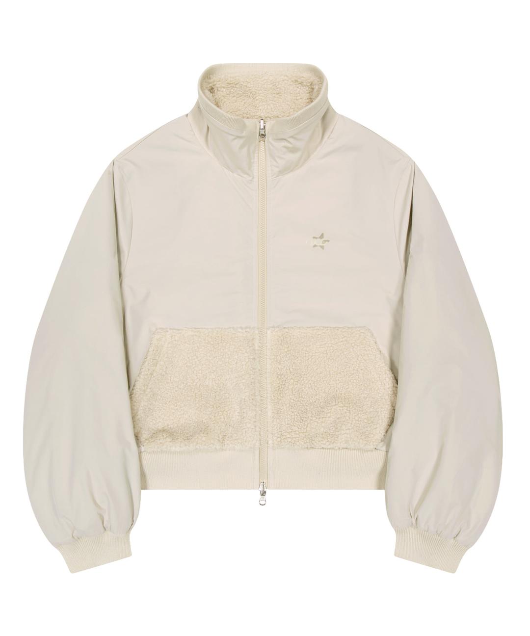 [10/20일 순차배송] Reversible Fleece Bomber Jacket / Beige