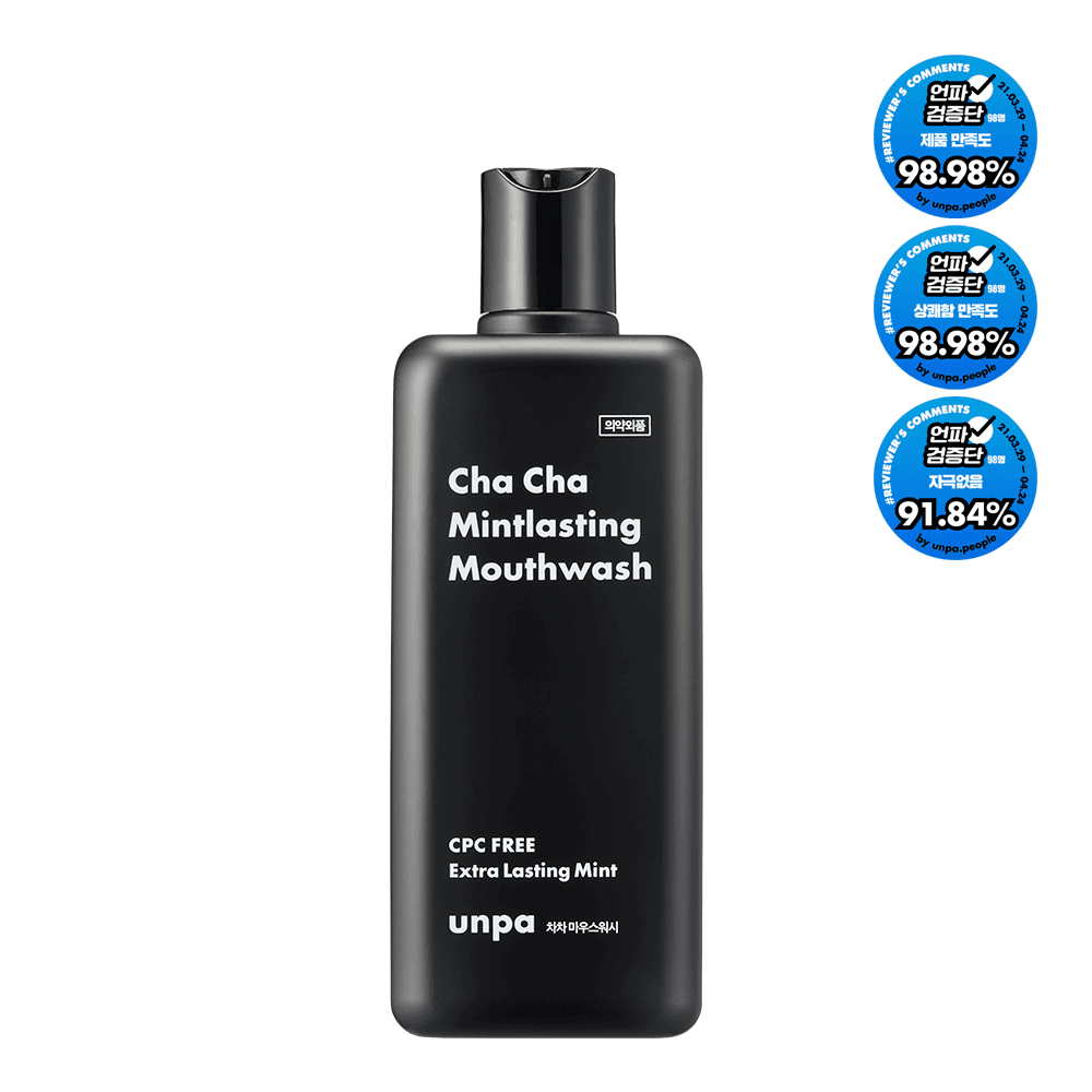 언파 차차 민트래스팅 마우스워시 (300ml)