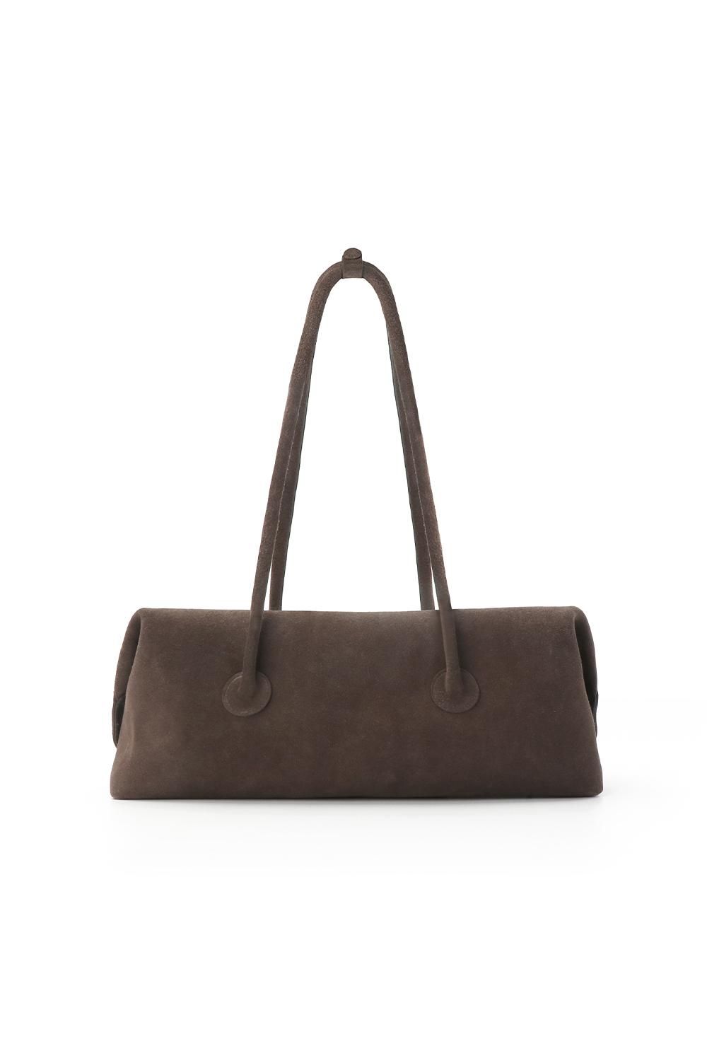 BONNIE SHOULDER BIG BAG [SUEDE BROWN]