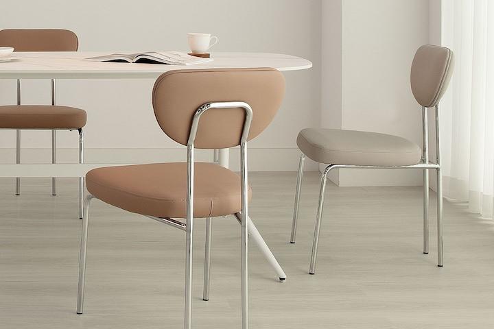 미엘 식탁 의자 기능성 PU가죽 카페의자 인테리어