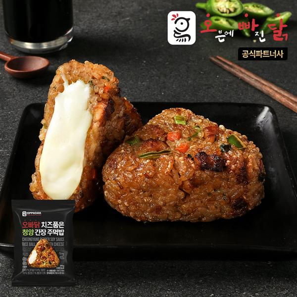 오빠닭 치즈품은 주먹밥 청양 간장 100g