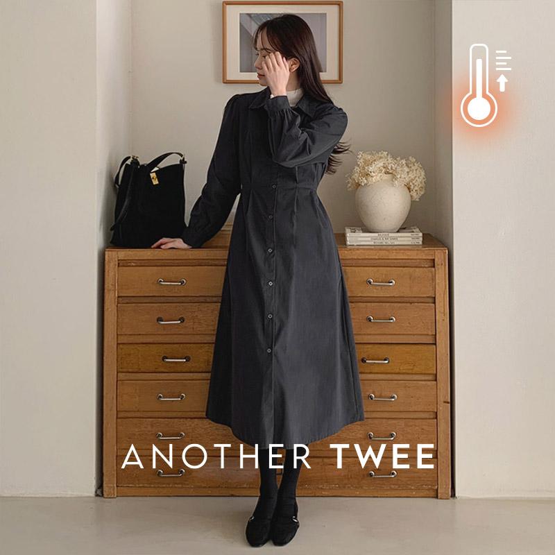 [단독][누적4만장🔥] 기모원피스✨오늘출발🚀#제작 [top0004] 피오라 핀턱 셔츠 원피스(기모원피스,겨울원피스,겨울하객륵,카라원피스,셔츠원피스,셔츠롱원피스)