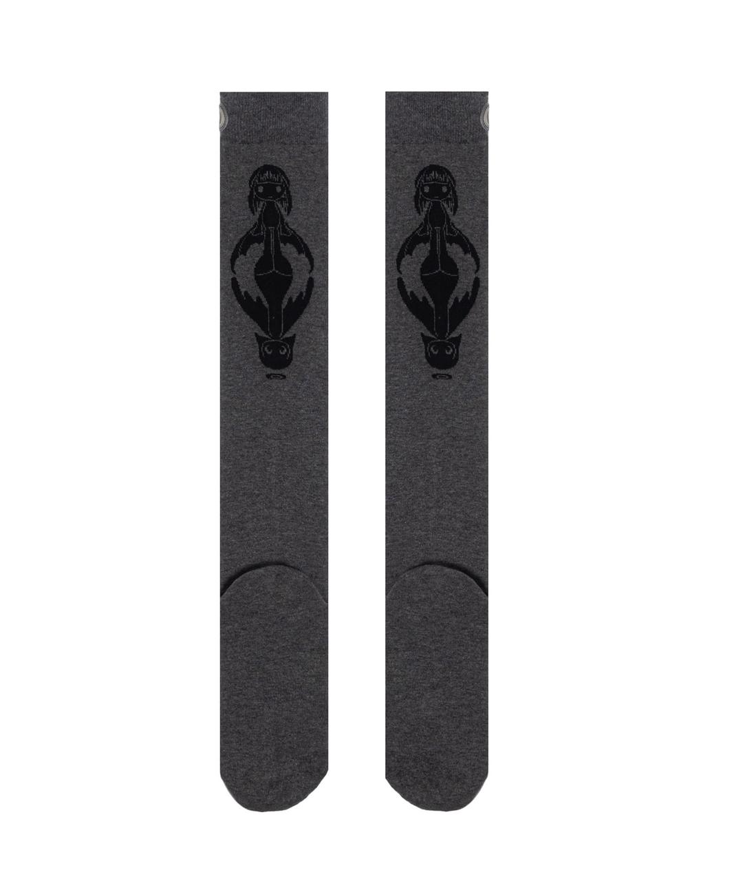 LEGNA KNEE SOCKS GREY