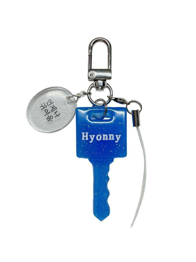 마음의 열쇠 시리즈 레진 키링 SQUARE (7colors)